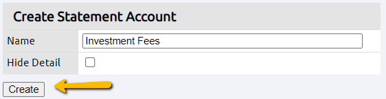 statement account fields
