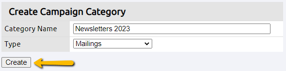 create campaign category fields