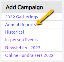 list of campaigns