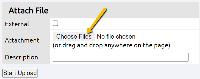 choose files button