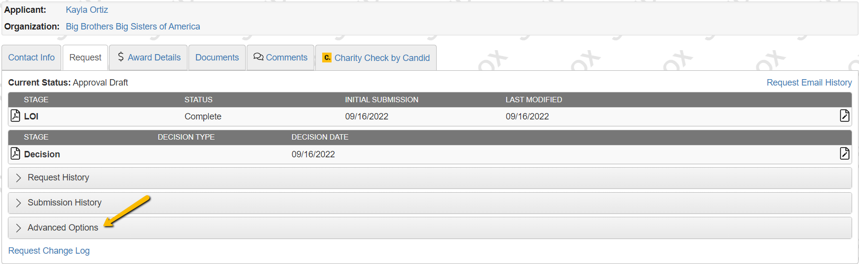 Assign a Request to a Different User – Foundant Technologies