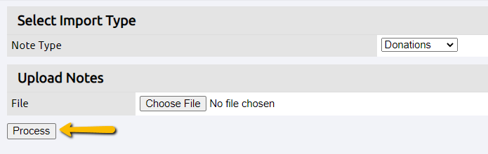 process button