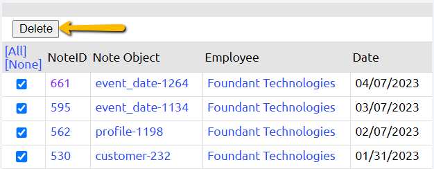 Add and Manage Notes – Foundant Technologies