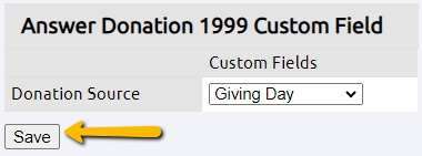 save button