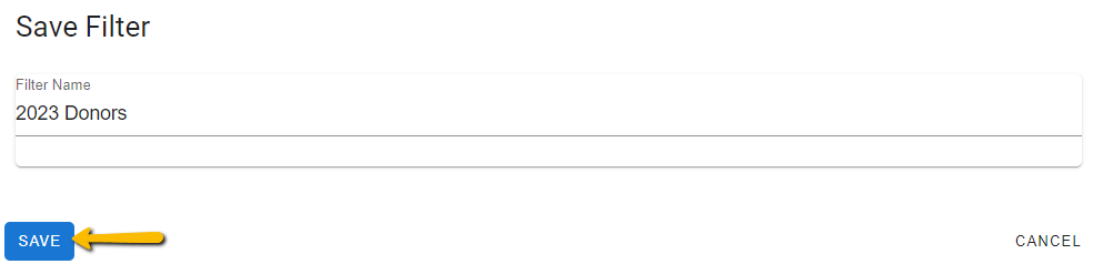 save button