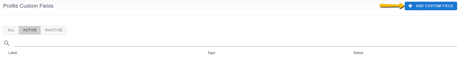 create custom field button