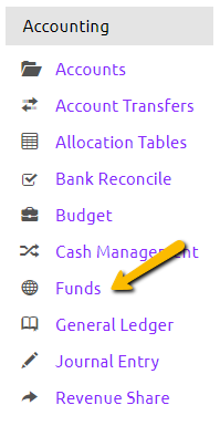 funds button