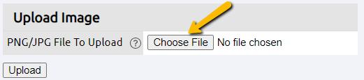 choose file button