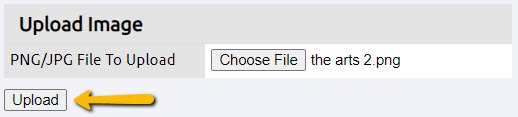 upload button