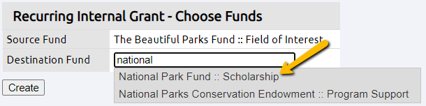 fund name