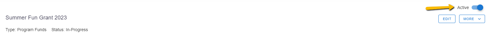 active toggle