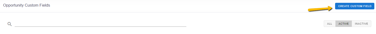 create custom field button