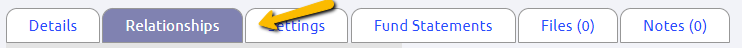 relationships tab