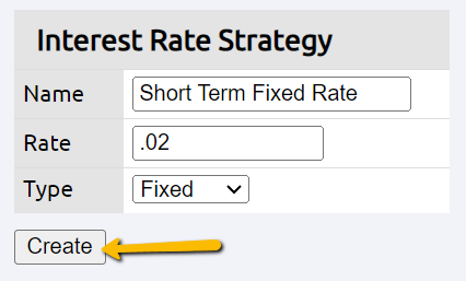 create button