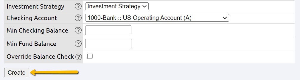 create button