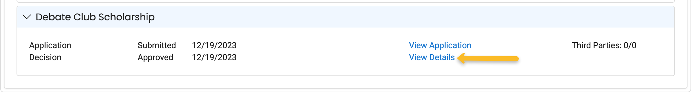 view details button