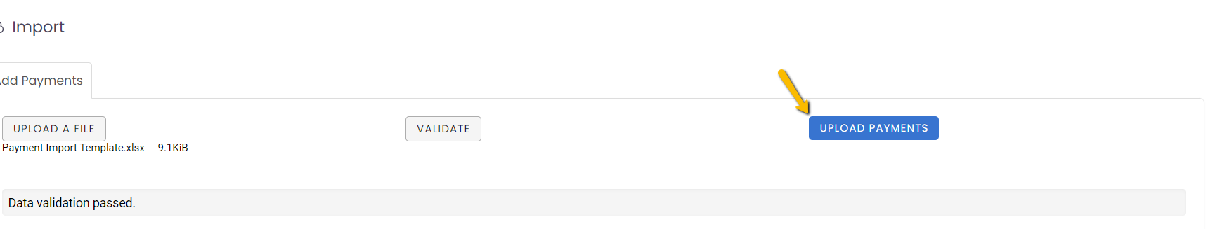upload payments