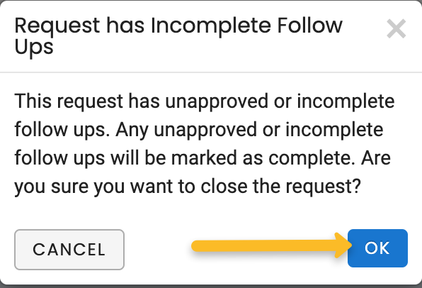OK button
