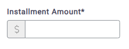 installment amount question
