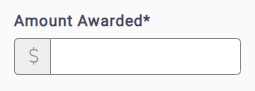 amount awarded question