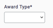 award type question