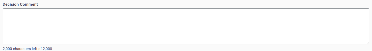 decision comment question