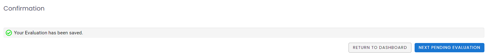 confirmation page