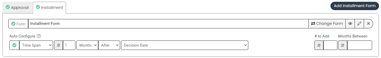 time span option