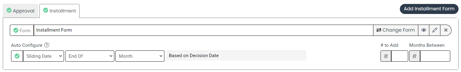 sliding date option