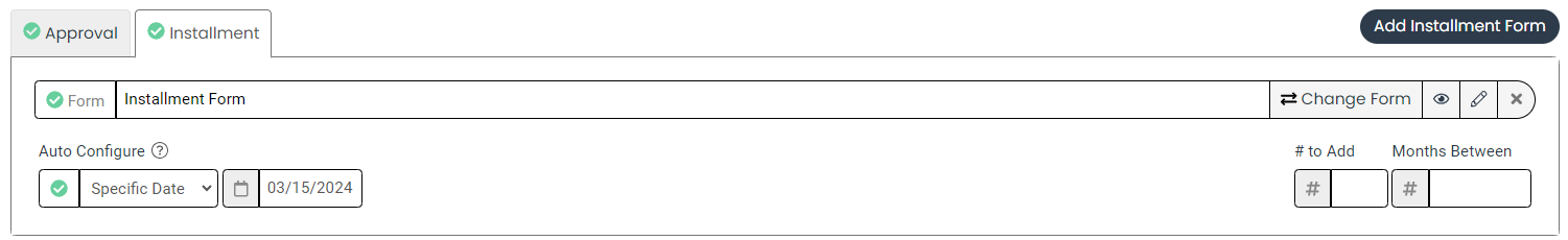specific date option