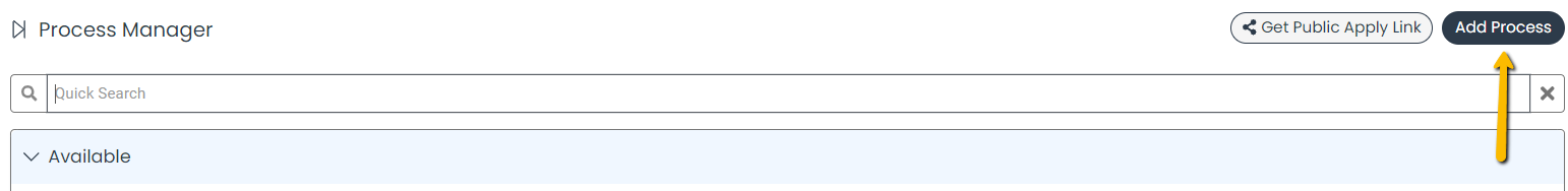 add process button