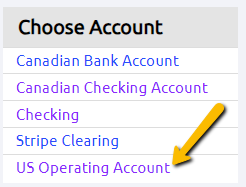 list of accounts