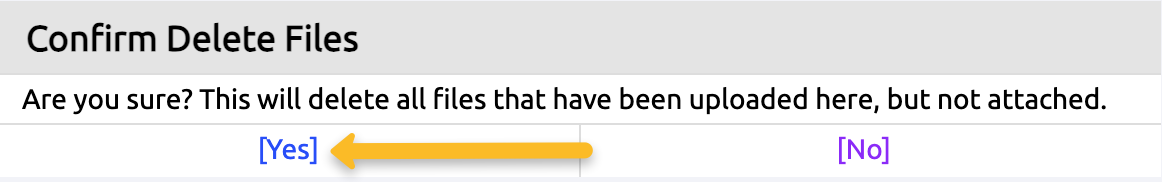 yes button