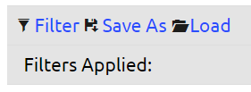 dashboard filter options