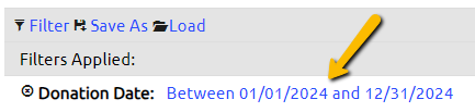 default donations date