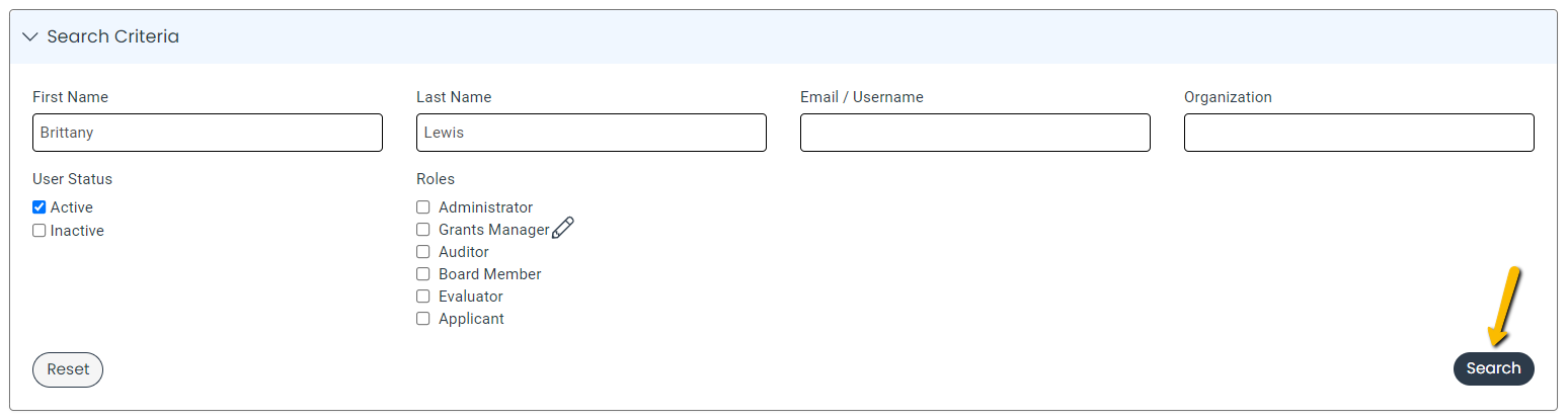 search button