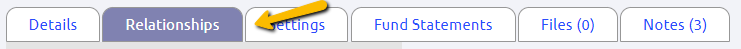 relationships tab