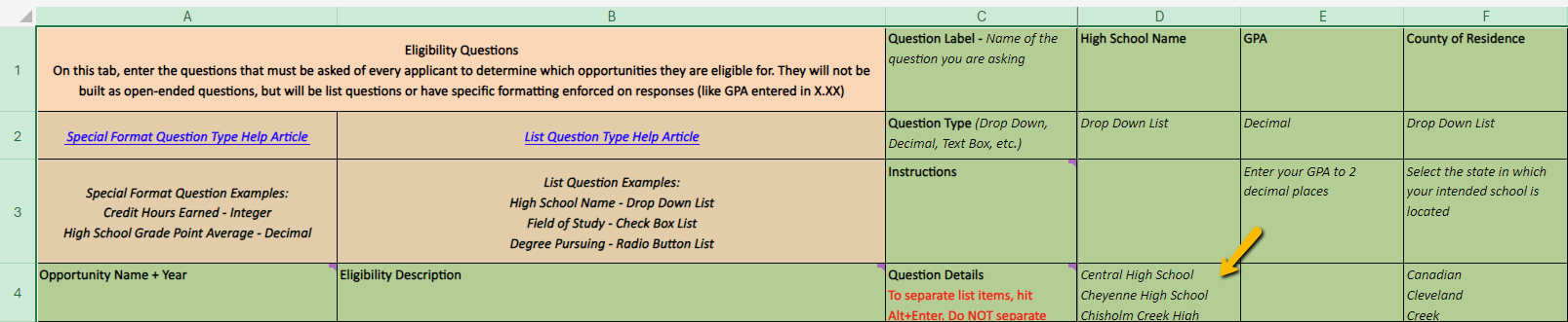 question details