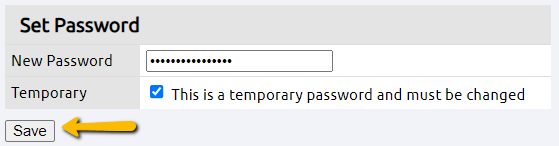 save button