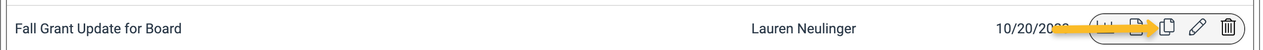 copy data set button