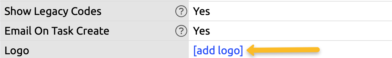 add logo button
