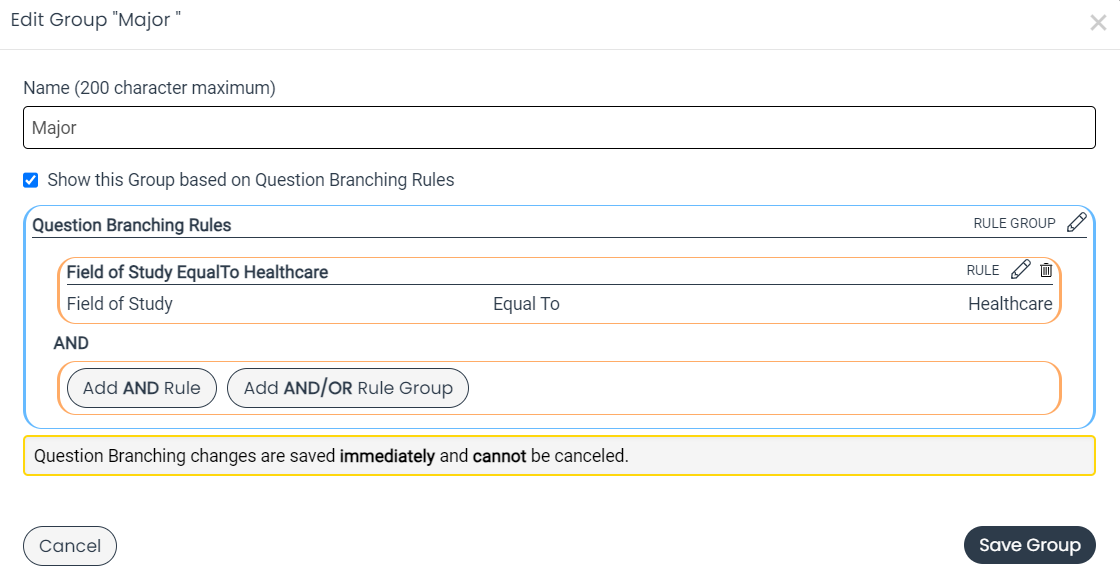branching rule