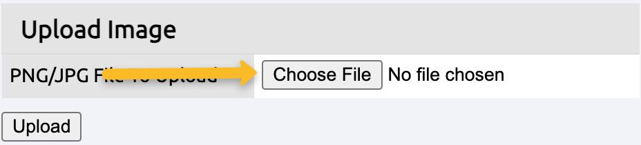 choose file button