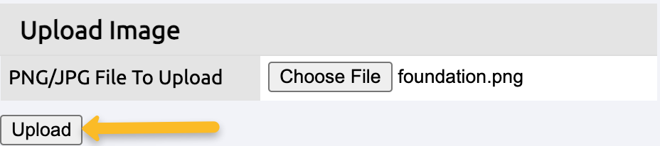 upload button