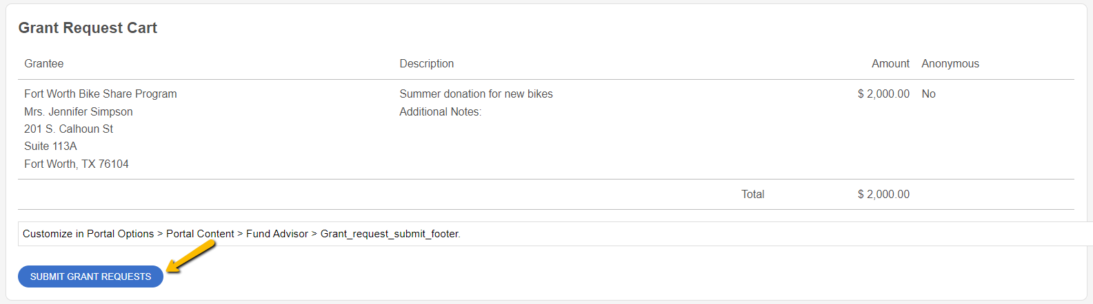 review grant requests