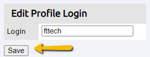 save button