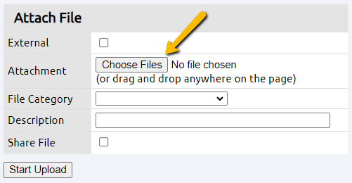 choose files button