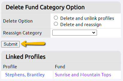 submit button