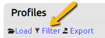 filter button