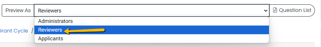 preview as options